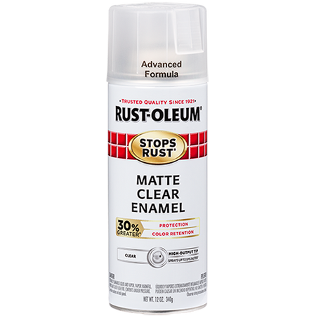 Rust-Oleum Stops Rust Advanced Clear Enable Spray Paint Matte