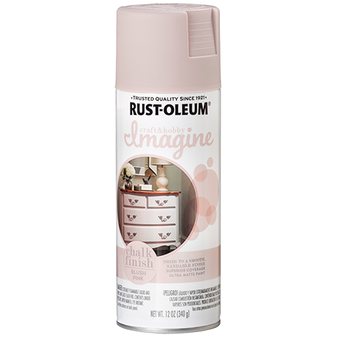 Rust-Oleum Imagine Chalk Finish Spray Paint Blush Pink