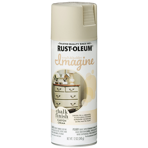 Rust-Oleum Imagine Chalk Finish Spray Paint Chiffon Cream