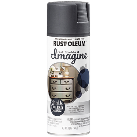 Rust-Oleum Imagine Chalk Finish Spray Paint Charcoal