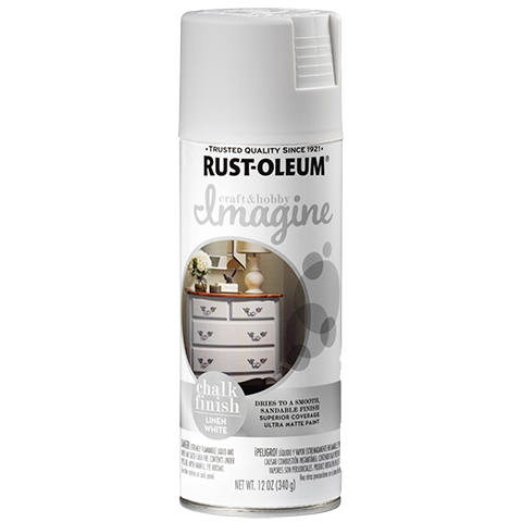 Rust-Oleum Imagine Chalk Finish Spray Paint Linen White