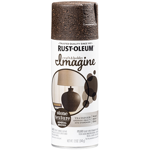 Rust-Oleum Imagine Stone Texture Spray Paint Mineral Brown