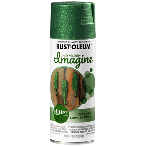 Rust-Oleum Imagine Glitter Spray Paint Kelly Green