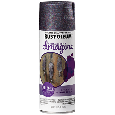 Rust-Oleum Imagine Glitter Spray Paint Multicolor Purple