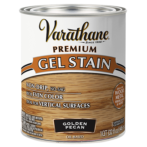 Varathane Premium Gel Stain Quart Golden Pecan