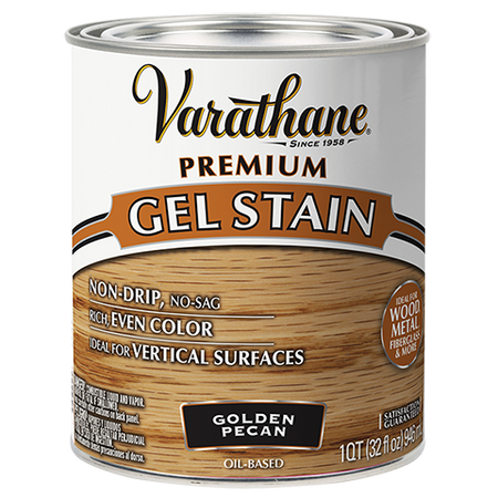 Varathane Premium Gel Stain Quart Golden Pecan