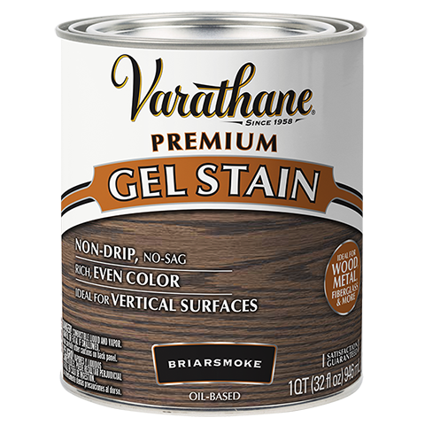 Varathane Premium Gel Stain Quart Briarsmoke