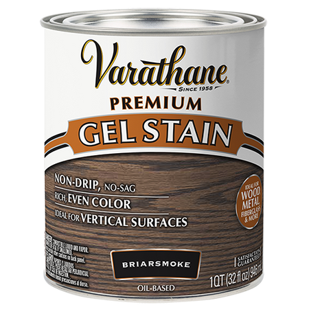 Varathane Premium Gel Stain Quart Briarsmoke