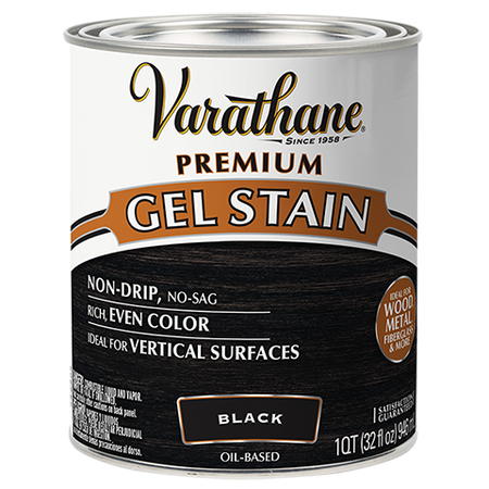 Varathane Premium Gel Stain Quart Black