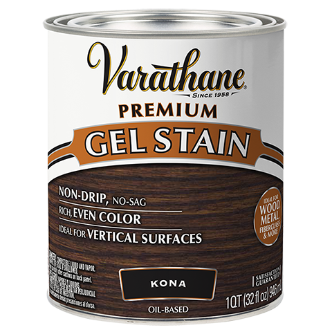 Varathane Premium Gel Stain Quart Kona