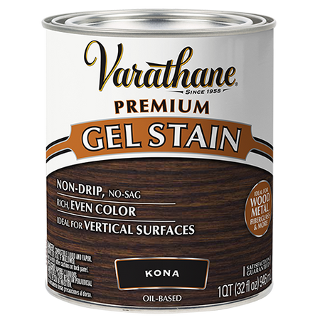 Varathane Premium Gel Stain Quart Kona