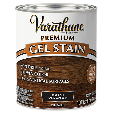 Varathane Premium Gel Stain Quart Dark Walnut