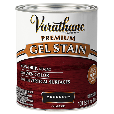 Varathane Premium Gel Stain Quart Cabernet