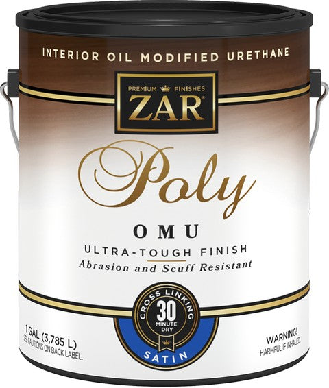 UGL ZAR® Ultra Max Waterborne Oil-Modified Polyurethane Satin Gallon