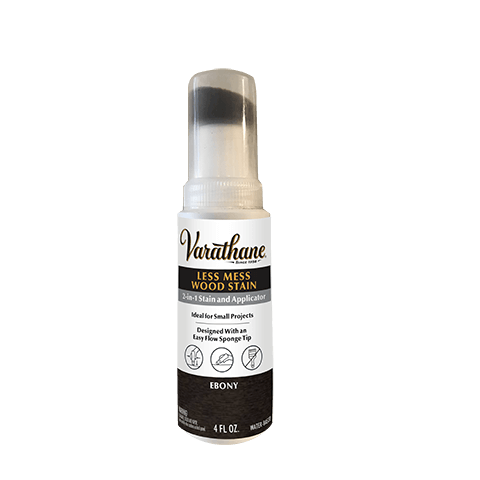 Varathane Less Mess Wood Stain 4 Oz Ebony