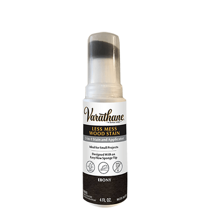 Varathane Less Mess Wood Stain 4 Oz Ebony