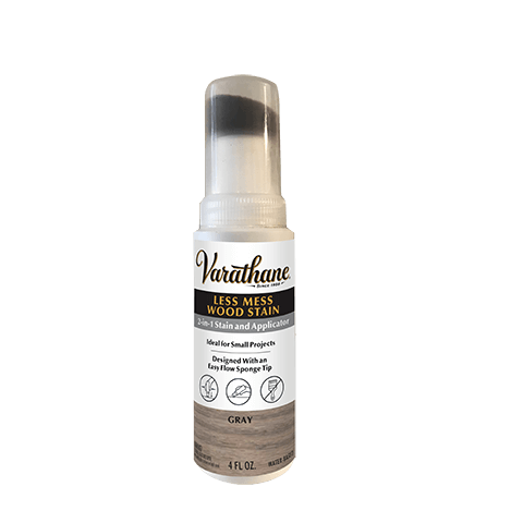 Varathane Less Mess Wood Stain 4 Oz Gray