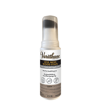 Varathane Less Mess Wood Stain 4 Oz Gray