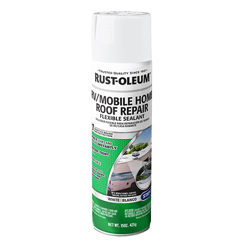 Rust-Oleum RV/Mobile Home Roof Repair Flexible Sealant Spray White 373134