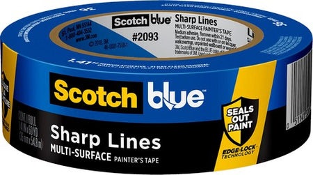 3M 2093 ScotchBlue Painter's Tape Advanced Multi-Surface