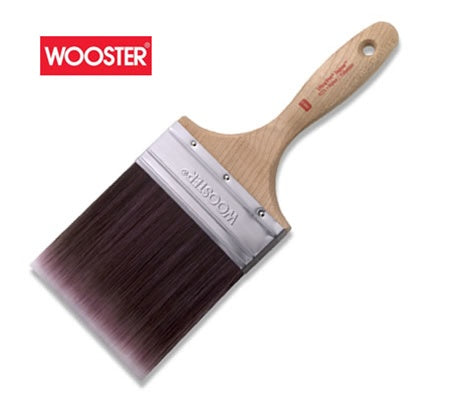 Wooster Ultra/Pro Firm Jaguar Paint Brush image featuring the Purple nylon and sable polyester bristles.