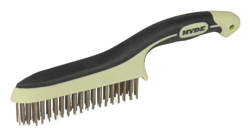 Hyde Tools MAXXGRIP PRO Stainless Steel 11-3/4" Wire Brush