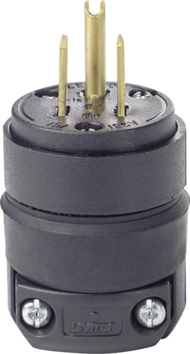 Leviton 515PR 15 Amp Straight Blade Rubber Plug