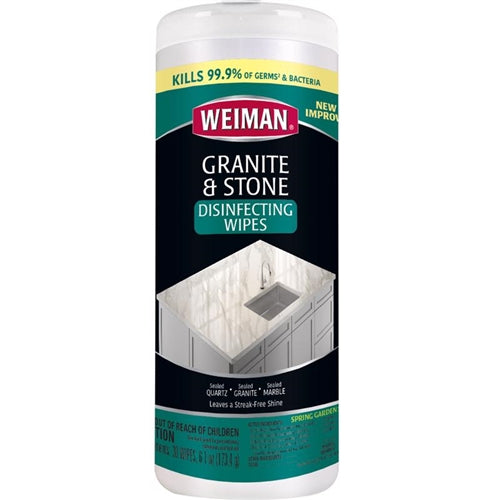 Weiman Granite & Stone Disinfecting Wipes 30-Count 54A