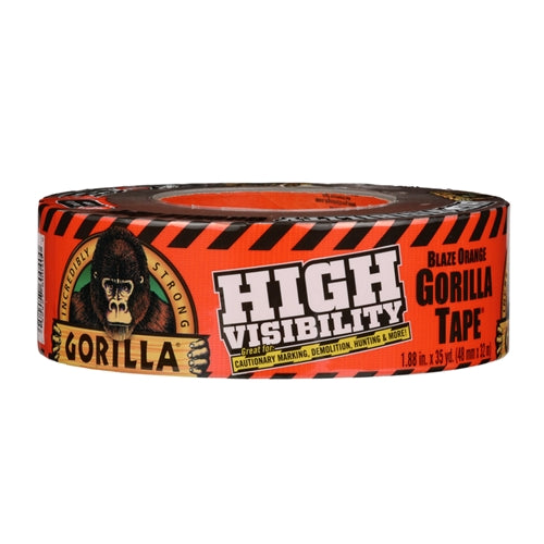 Gorilla 1.88 in. W X 35 yd L Blaze Orange High-Visibility Duct Tape 6004002