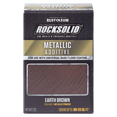 Rust-Oleum RockSolid Metallic Additive 2 Oz Earth Brown