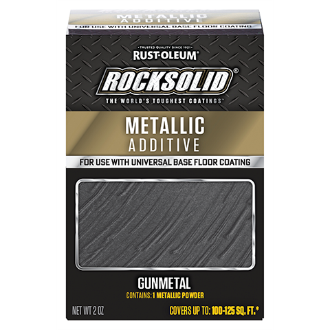Rust-Oleum RockSolid Metallic Additive 2 Oz Gunmetal