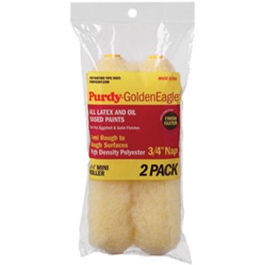 Purdy Golden Eagle Mini Roller 2-Pack 6-1/2" 3/4 inch nap