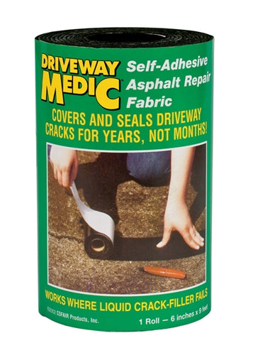Driveway Medic Black Asphalt Repair Fabric 609MD