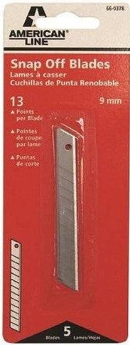 American Line Snap Off Blades - 13 Point 5PK