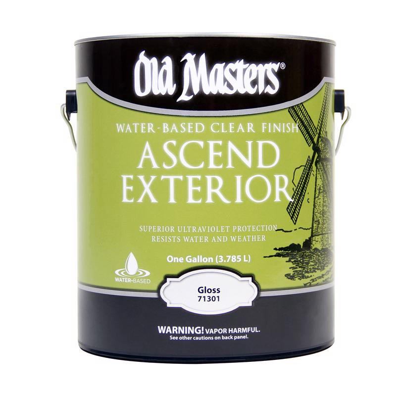 Old Masters Ascend Exterior Water-Based Clear Finish Gloss Gallon