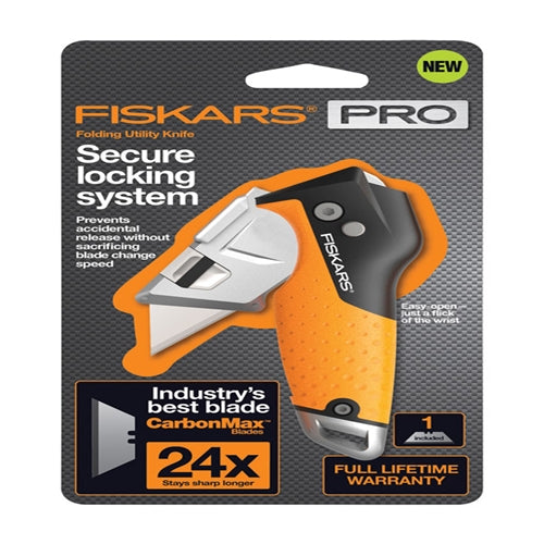 Fiskars Pro 5 in. Folding Utility Knife 770030-1001