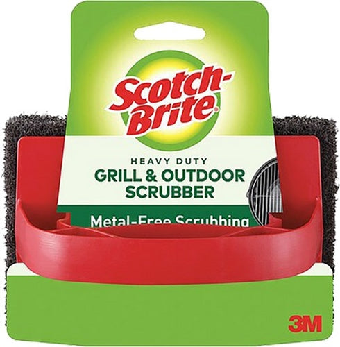 3M Scotch-Brite Heavy Duty Handled Grill Scrub