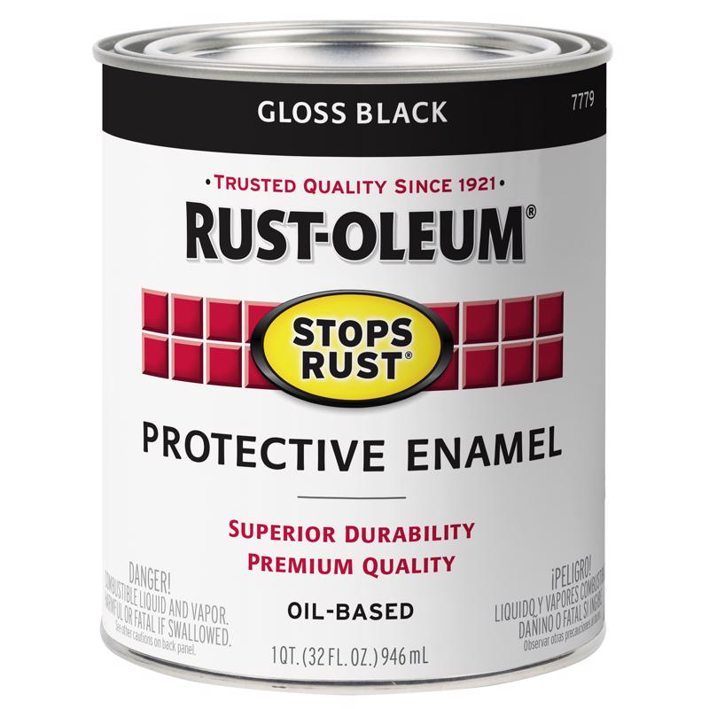 Rust-Oleum Stops Rust Quart Gloss Black