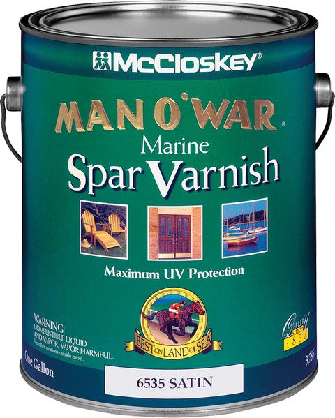 McCloskey Man O'War Spar Marine Varnish Satin Gallon