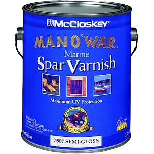 McCloskey Man O'War Spar Marine Varnish Semi-Gloss Gallon