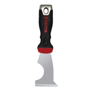 Warner 6-in-1 Red Handle Glazier Knife with Hammer Cap 90199