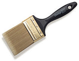 The image shows the Corona Orange Nylon/Polyester Paint Brush 9055 with its ergonomic handle and synthetic bristles. 