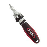 Great Neck Ratcheting Screwdriver with 7 Bits 950DE