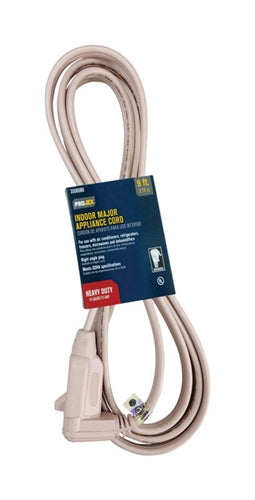 Projex Heavy Duty Indoor Major Appliance Cord 9 Ft. L AC-SPT3-009BEP