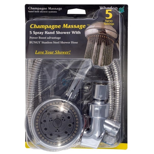 Whedon AFP6C Champagne Massage Hand Held Shower