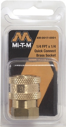 Mi-T-M 1/4" F x 1/4" Socket AW-0017-0001