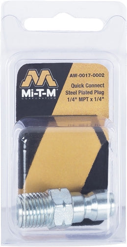 Mi-T-M 1/4" M x 1/4" Plug AW-0017-0002