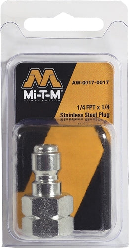 Mi-T-M 1/4" F x 1/4" Plug AW-0017-0017