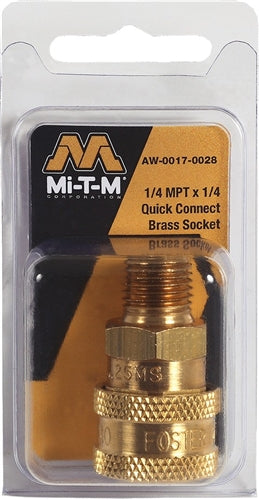 Mi-T-M 1/4" M x 1/4" Socket AW-0017-0028