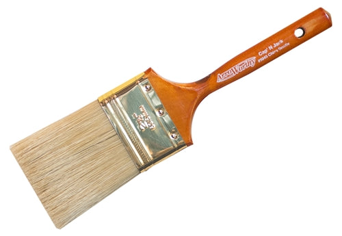 ArroWorthy Cap' N Jack White China Bristle Paint Brush 5045 with soft and supple white China bristles,